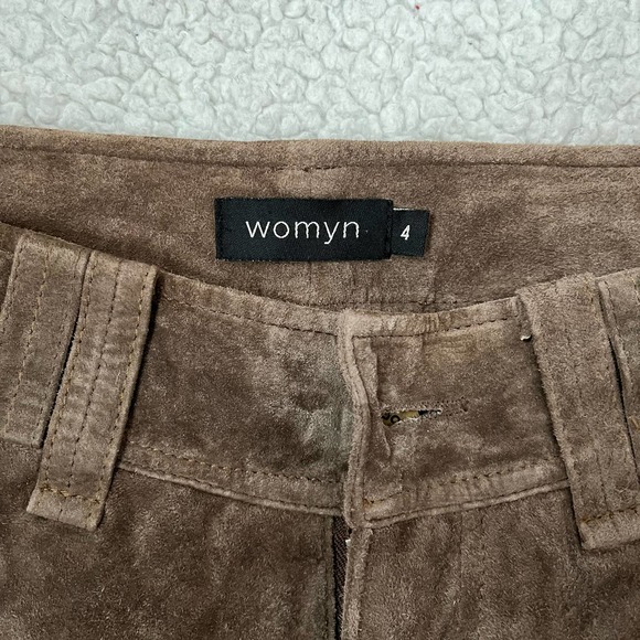 Vintage Suede pants Women Size 4 - Picture 14 of 15
